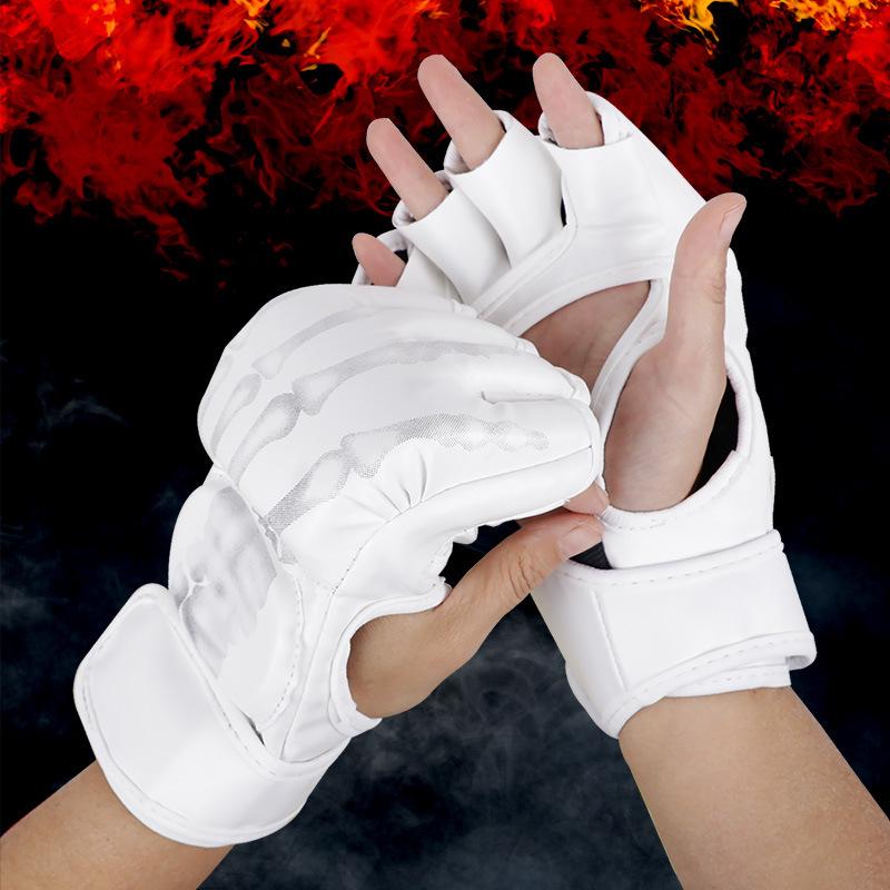 Adult Boxing Gloves for MMA and Sanda Training, Punching Bag, Free Fighting Practice