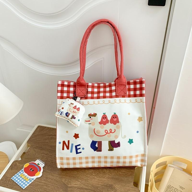 

Dinosaur Cat Animal Pattern Canvas Lunch Box With Lightweight Design For School And Daycare Alpaca