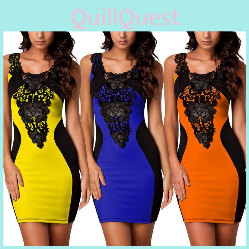Elegantly Designed Lady Dress Mini Dress For Women Featuring Sexy Lace Details