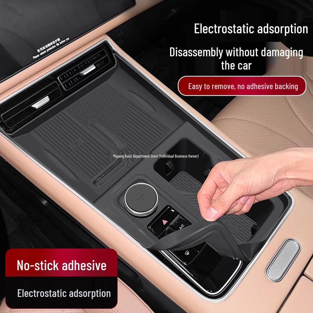 Silicone Anti-slip Mat for Chery Fengyun T9 Console & Cup Holder