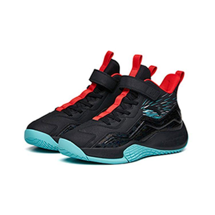 Anta Kids Non-Slip Shock Absorbing Wear-Resistant Casual Shoes Kids Shoes Black Blue Red A312141101A-2