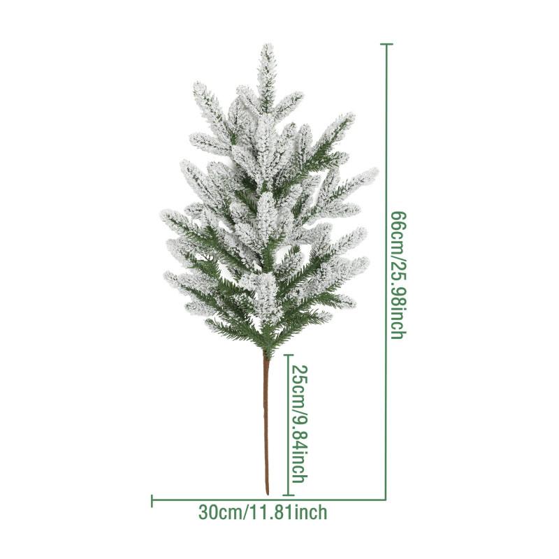 Christmas Fir Branches Fake Tree Leaves For Holiday Centerpieces And Seasonal Arrangements