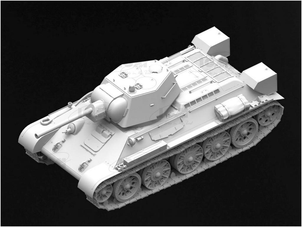 ICM 1/35 scale Soviet T-34/76 1943 Early Model Plastic Model