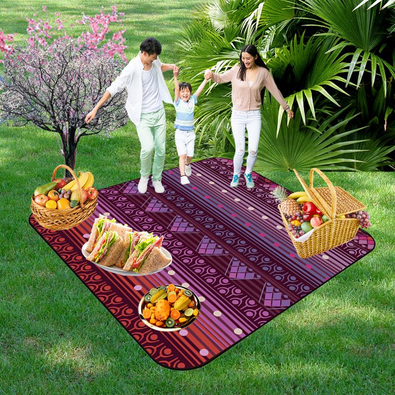 Picnic Blankets Extra Large, Waterproof Foldable Outdoor Beach Blanket,3-Layer Picnic Mat for Camping, Hiking, Travel, Park, Concerts