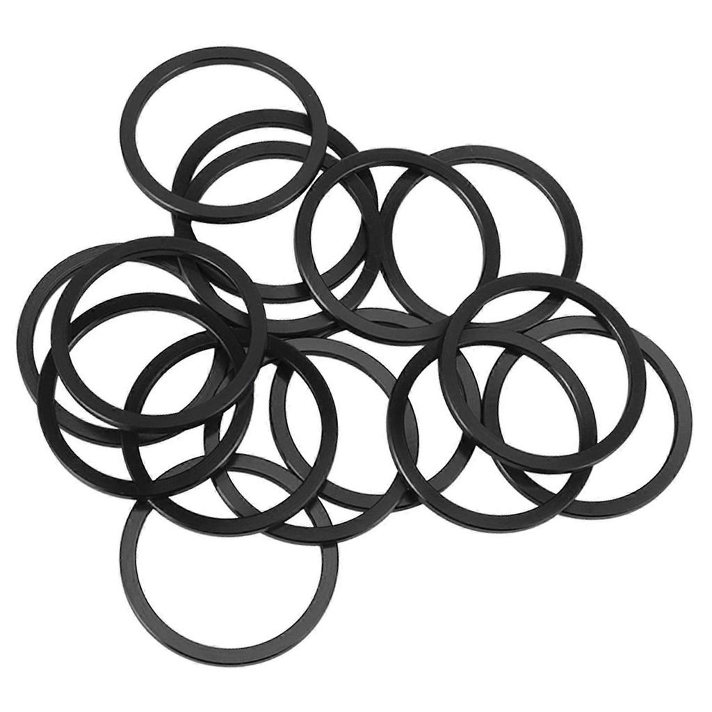 Aluminiumlegierung Rennrad Tretlagerdichtung Fahrrad Schwungrad Naben Unterlegscheibe Distanzstück Schwarz