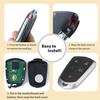Key Fob Case for Cadillac XTS XT4 XT5 XT6 ATS ATS-v SRX CT6 CTS 2014 2015 2016 2017 2018      HYQ2AB HYQ2EB 5 Button Pad Cover Keyless Entry Remote