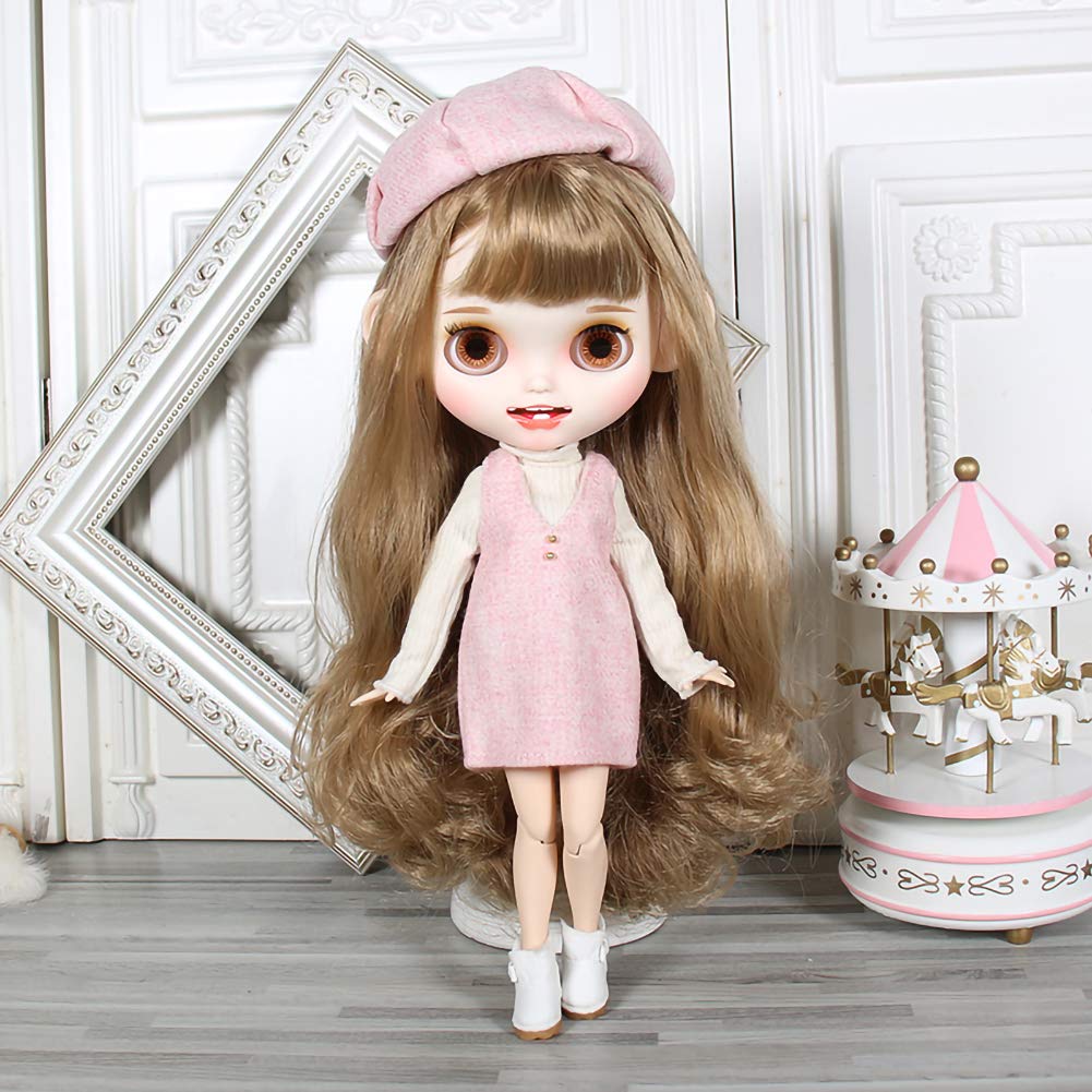 Rakulifey Neo Blythe Outfit, 4-Piece Set for Blythe Dolls, Gift for Children, Licca-chan Outfit