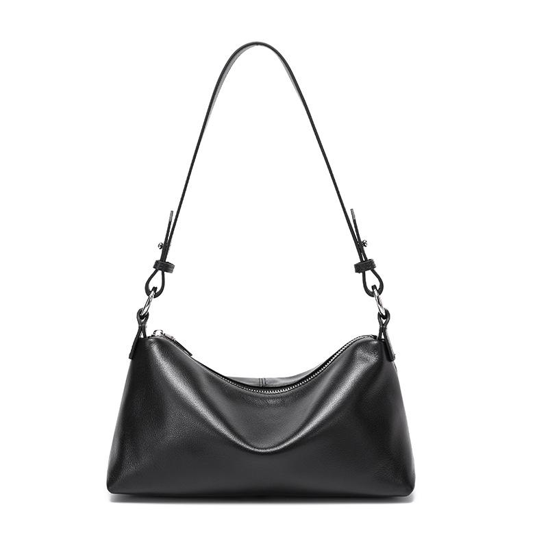2026 New Full Grain Leather Women's Underarm Bag - Minimalist Square Shoulder Bag for Urban Commuting, Versatile Crossbody Purse