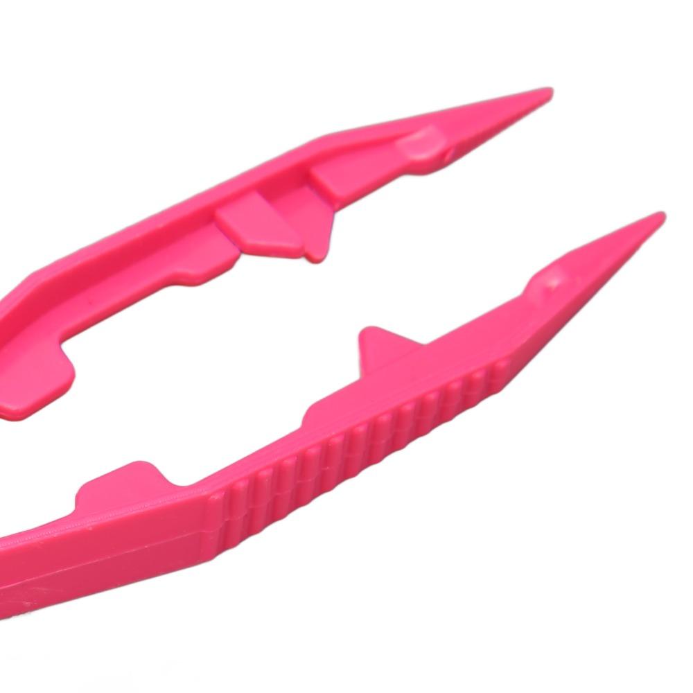 30pcs Plastic Bead Tweezers Slip Resistance Craft Tweezers Plastic Tweezers  For Jewelry Making