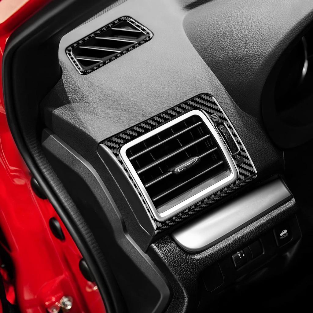 AIRSPEED Subaru WRX Exclusive Accessory Real Carbon Fiber Car Side Dashboard Vent Frame Vent