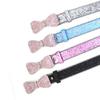 Rhinestones Belt Decorative Waist Belt Glitter Leathers Belts for Womens Jeans