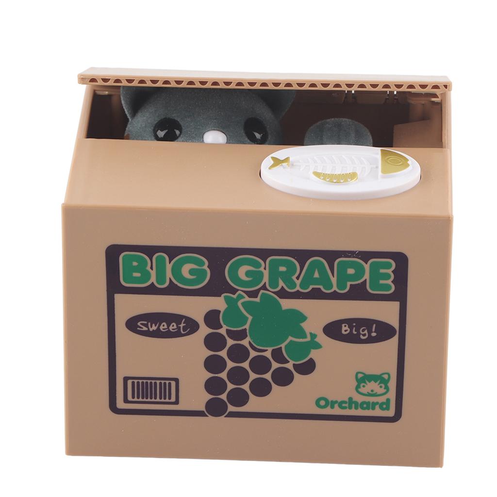 Lovely Cat Automatic Stealing Coin Cat Cents Money Saving Box for Children (#3)