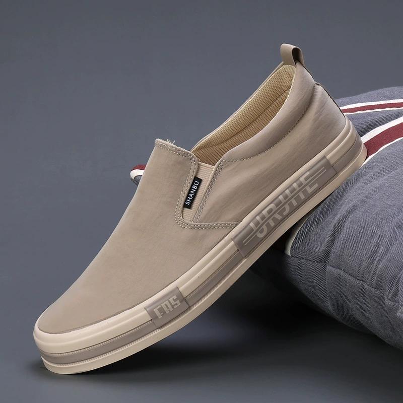 Lightweight Men's Canvas Shoes Comfortable Low-cut Vulcanized Shoes Men Espadrille Non-slip Casual Shoes Men Flats