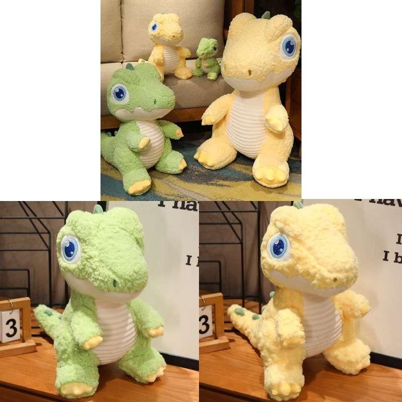 Cute Big-eyed Dinosaur Plush Toy Stuffed Animal Doll Sitting Tyrannosaurus Rex Children's Comfort Sleeping Toy