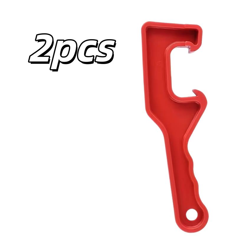 2pcs Plastic 5-Gallon Paint Can Opener – Lightweight Durable Wrench, Easy Grip for Home & Industry