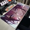 HYBXAXC Mouse Pad game fantasy H-Honkai Star Rail Kafka Mouse Pad Large Thick Desk Pad Stitched Edges Gaming Mouse Mat for PC HD