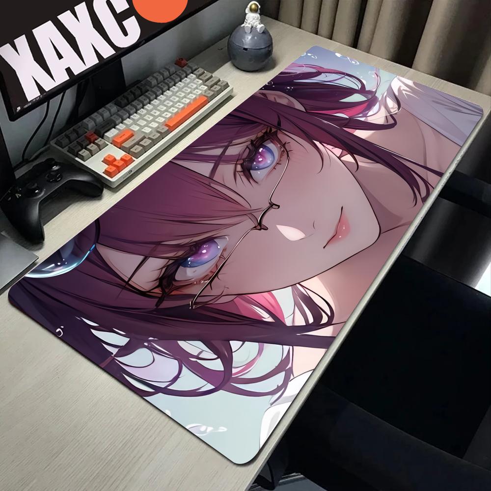 HYBXAXC Mouse Pad game fantasy H-Honkai Star Rail Kafka Mouse Pad Large Thick Desk Pad Stitched Edges Gaming Mouse Mat for PC HD