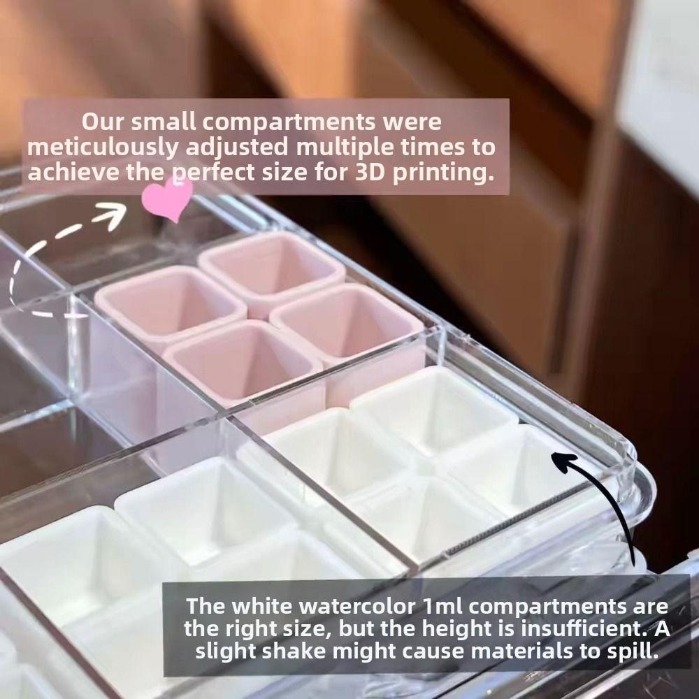 Plastic Nail Accessories Storage Box 48 Grids Home Storage Case New Bead Screw Container  Home