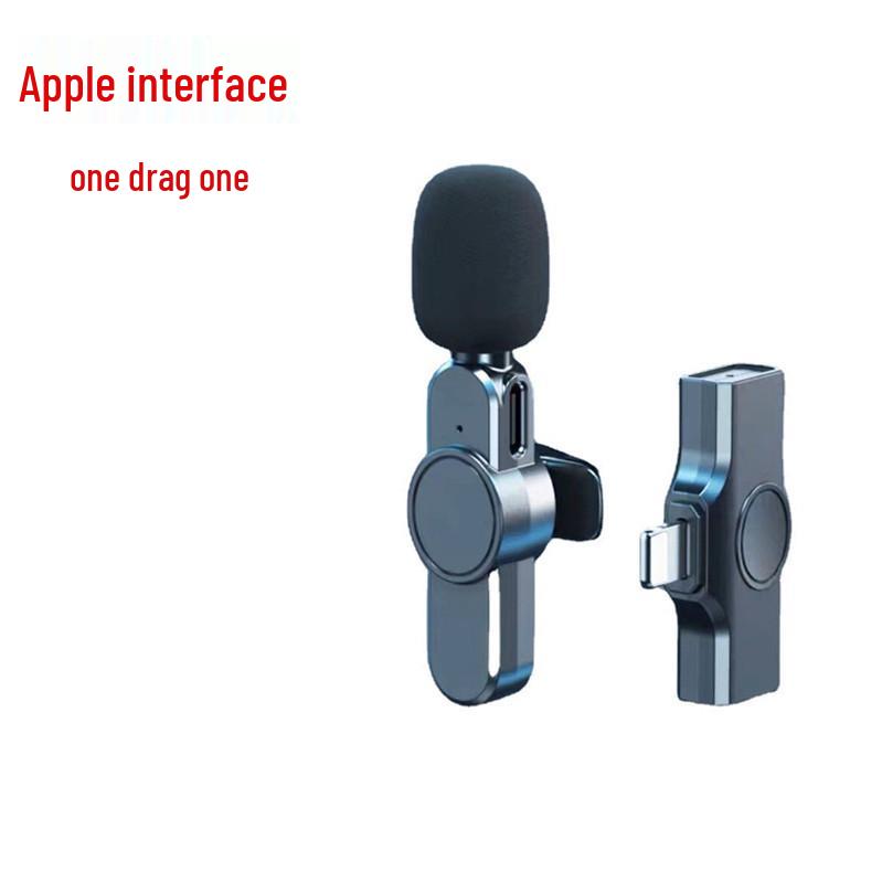 

Беспроводной петличный микрофон 2,4 ГГц с интеллектуальным шумоподавлением для прямых трансляций, коротких видео и звукозаписи