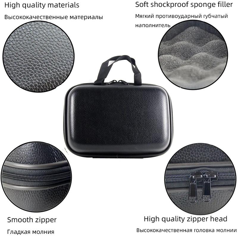 New Shockproof and Waterproof Fishing Bag Can Hold 1-2 Fishing Reels, Rotating Fishing Reel Box Cover, Leather Fishing Reel Bag, Fish Gear Storage Box