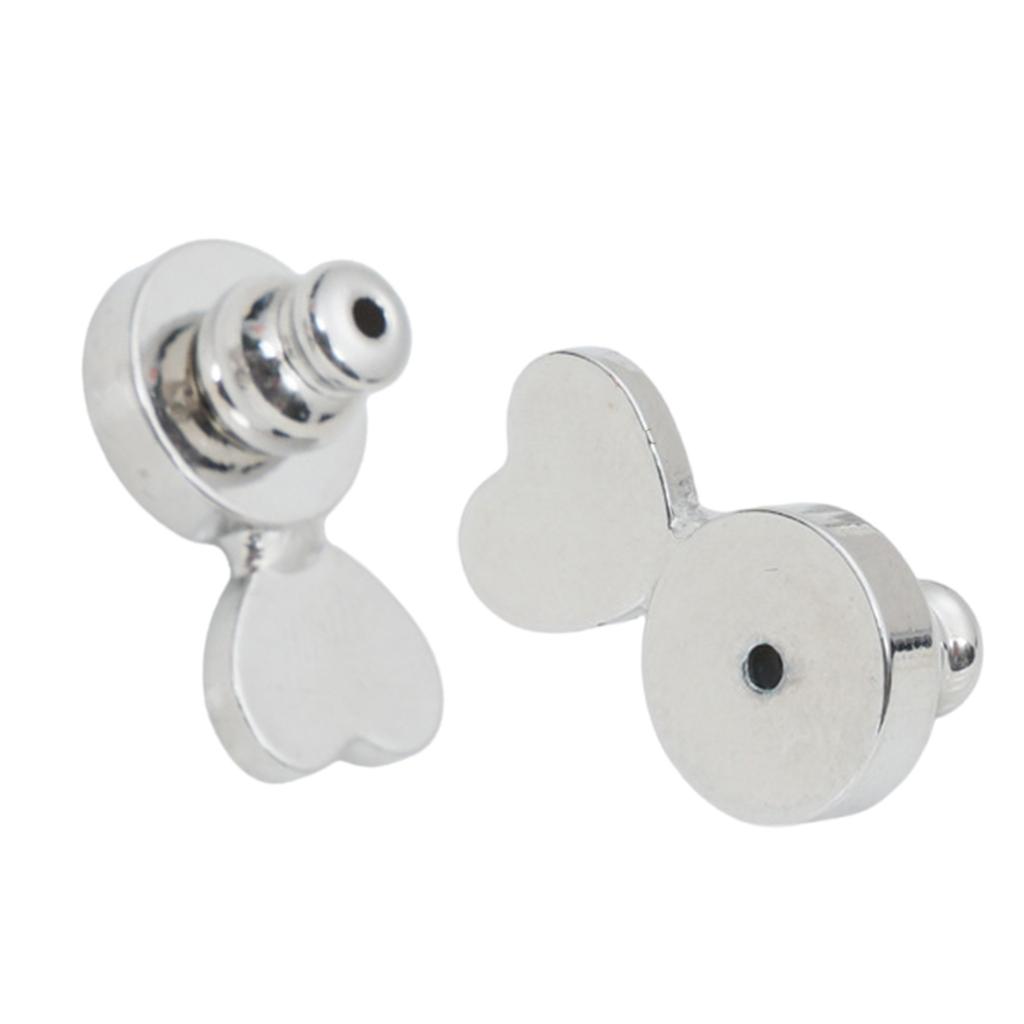 1 Paire de Supports de Boucles d'Oreilles pour Oreilles Tombantes Rehausseurs de Boucles d'Oreilles Plaqué Or Texture Cuivre Adapté aux Boucles d'Oreilles Lourdes Ajustement Sécurisé