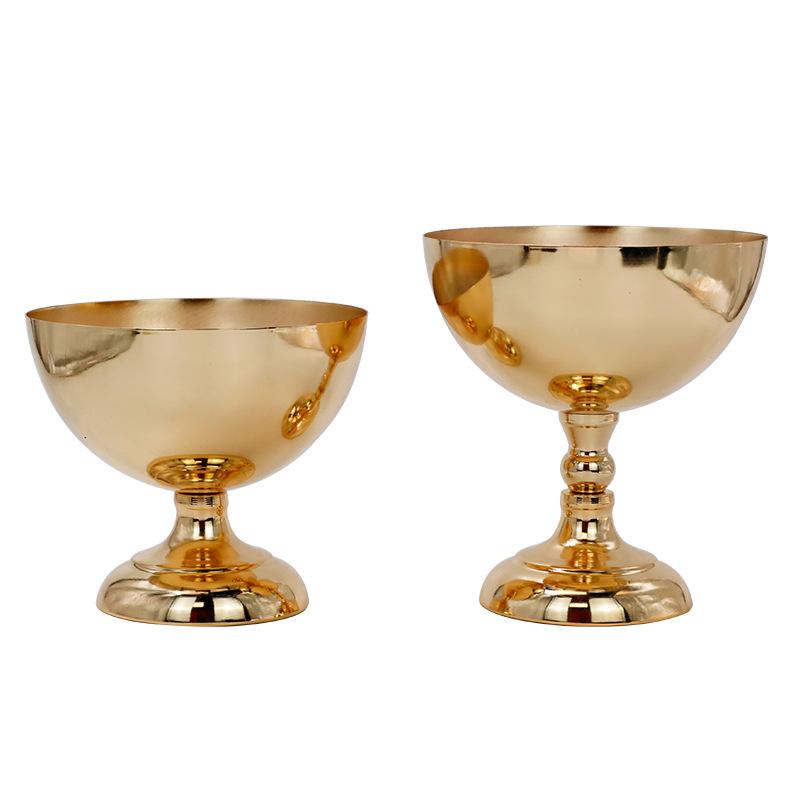 Gold Vases for Centerpieces,Gold Centerpieces for Table  Metal Flower Vases Floral Arrangements for Wedding Reception Home Anniversary Table Decor