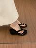 Fashion French High-end Wedge Heel Sandals, 2025 Casual Flip-flops with Thick Soles and Flip-flops