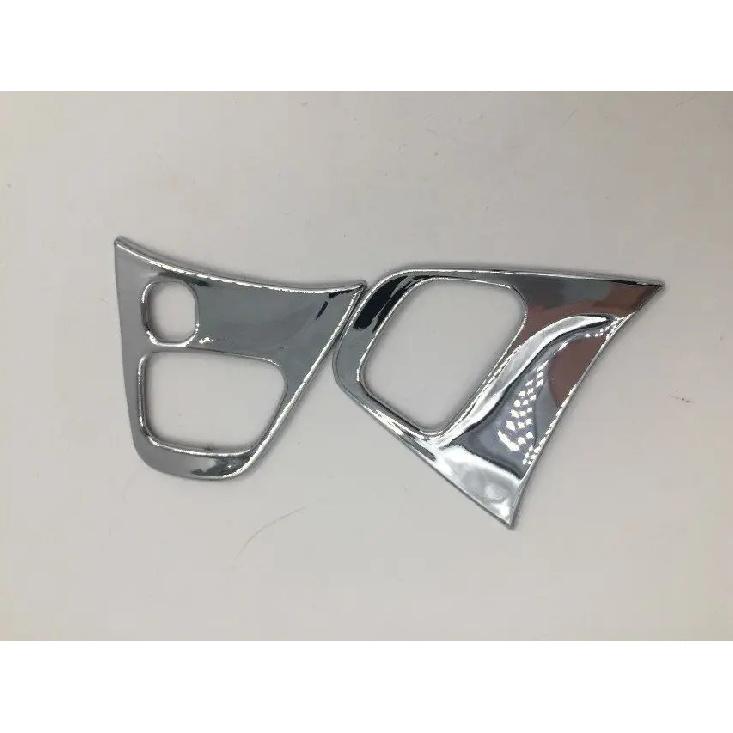 

Car Body Styling Inner Detector Stick Steering Wheel ABS Chrome Interior Kit Trim Frame For Renault Captur 2015 2016 2017 2018 Glossy