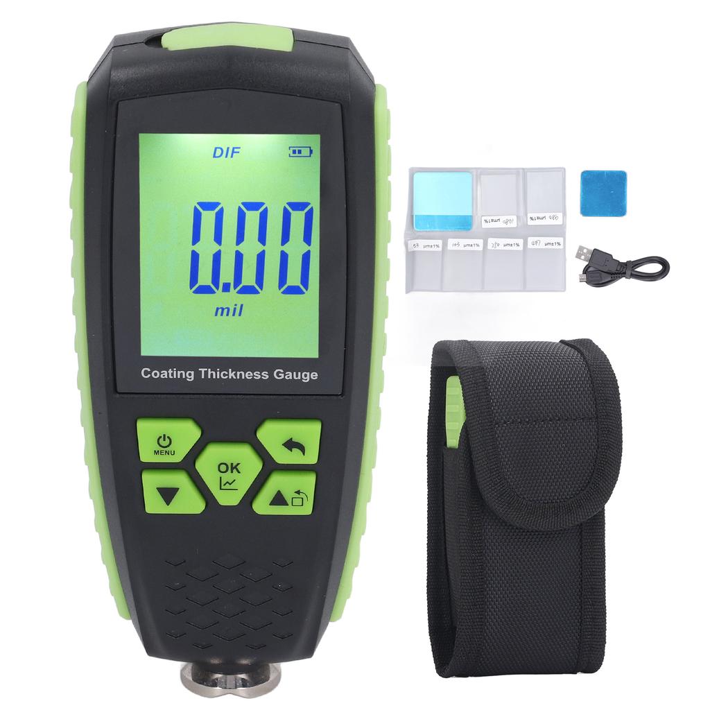 Paint Thickness Gauge Handheld Digital Display Car Coating Thickness Meter for Used Car Buyers