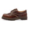 Dr. Martens Leather Trendy Comfortable Lace-Up Low-Top Casual Shoes Unisex Casual Shoes Brown 31817243