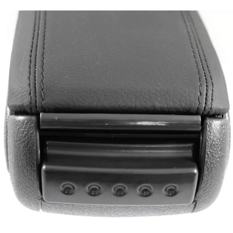 For Dacia Duster 2010 - 2017 Armrest Arm rest Center Console Box Black Leather Original Fit LHD Car Interior Accessories
