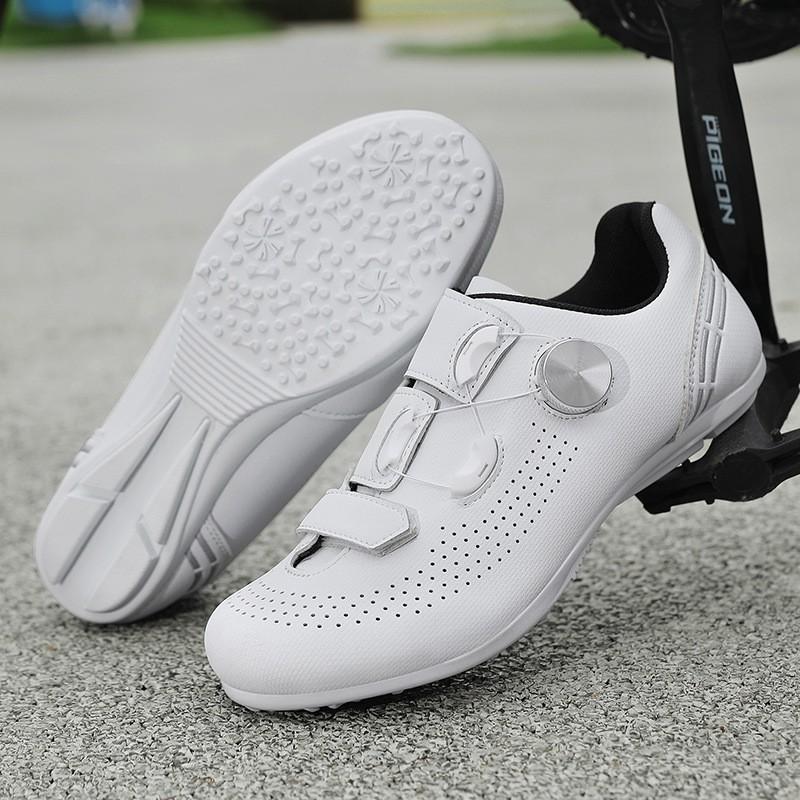 Unisex Cycling Shoes Road Mountain Bikes Breathable Lightweight Anti-Slip With Optional Clipless System