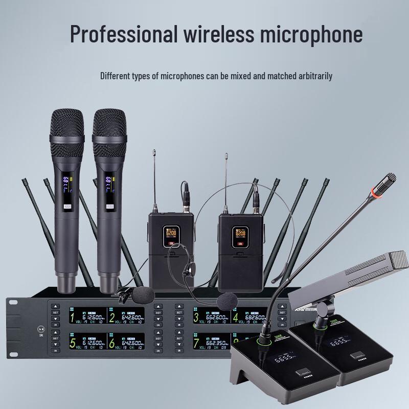 Xun Er Wei ZJL-912L Professional Dual Wireless Microphone System (CN version)