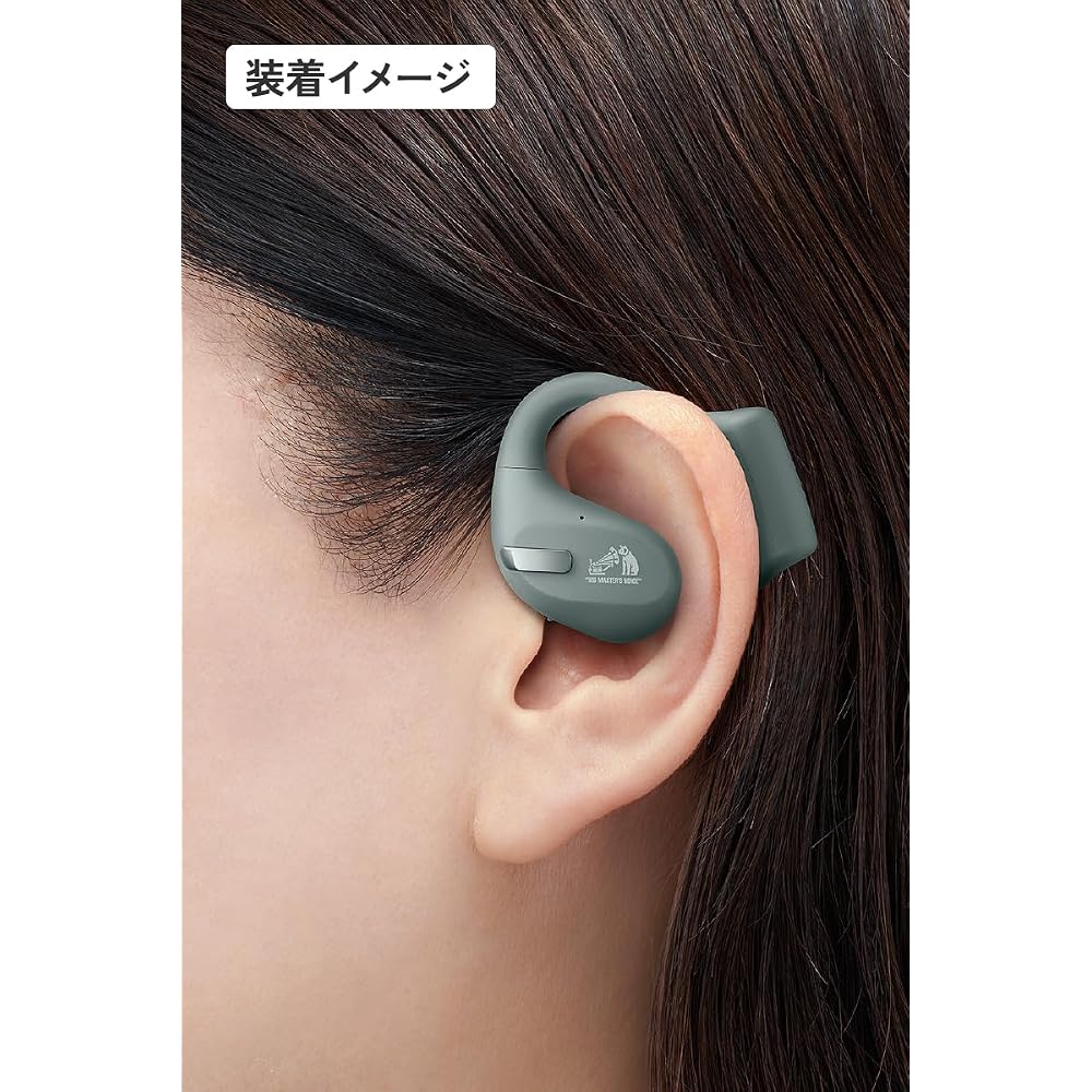 JVC Kenwood Victor HA-NP50T-CA Wireless Earphones, Bluetooth, Open Ear Design, Multipoint Connectivity, Over-Ear Design, Up to 38 Hours Playback, Buil