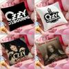 O-Ozzy Osbourne Band Lead Singer Pillow Case Soft Plush Fabric Double-Sided Printed Cushion Cover Warm Winter Sofa Pillow Case
