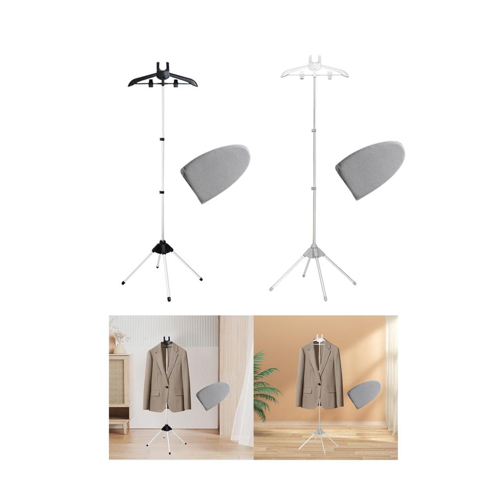 Adjustable Clothes Hanger Stand for Ironing Machines