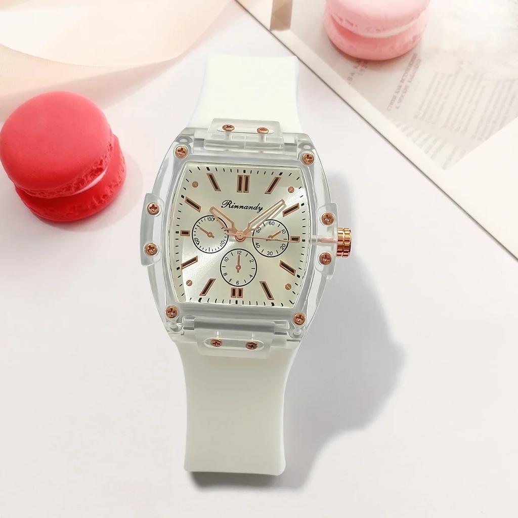 Candy Color Women Watches Fashion Luxury Brand Women Watch Silicone Strap Quartz Wristwatch Ladies Clock Gift Relogio Feminino