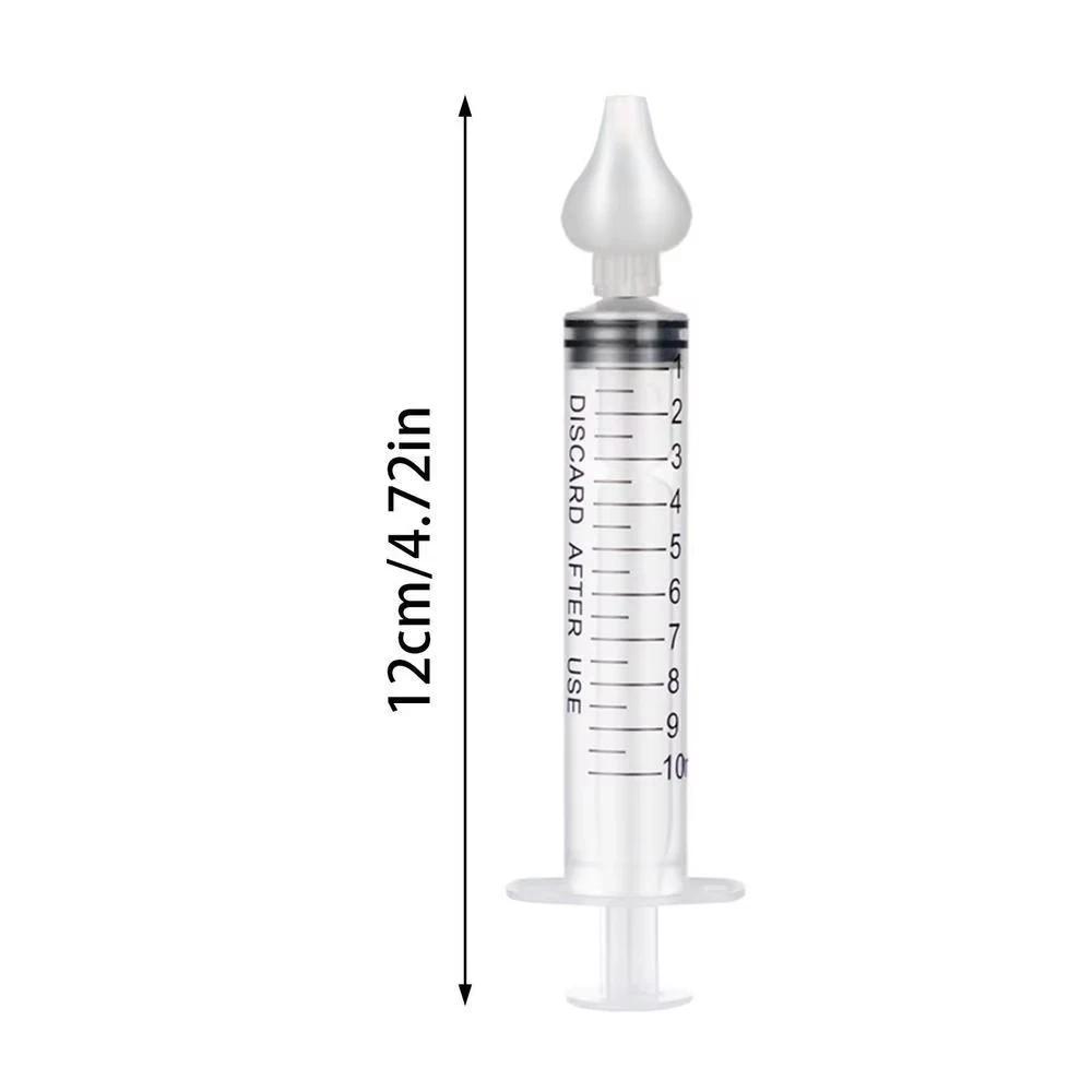 2Pcs Baby Nose Cleaner Rhinitis Nasal Washer Needle Tube Baby Nasal Aspirator Cleaner Syringe Baby Nose Washing for Children