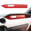 Red Copilot Passenger Dashboard Strip Trim Decor Cover for Ford Mustang 2015-20