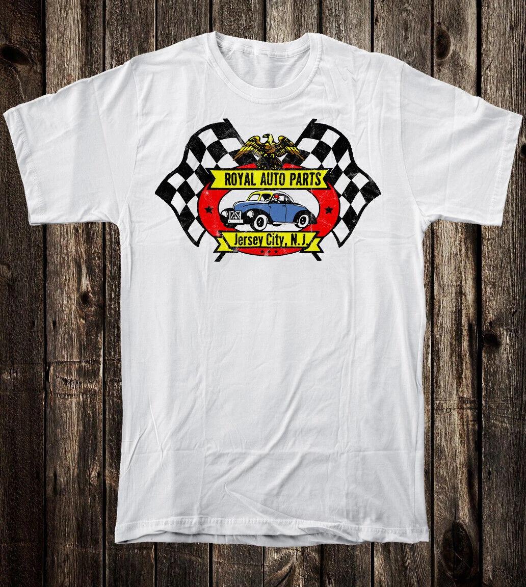 Hot Rod Tee T Shirt Drag Race Racing Nostalgia Royal Auto Parts NJ Jersey City S