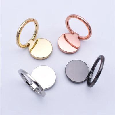 Creative Metal Phone Ring Stand - Anti-Drop, Multifunctional