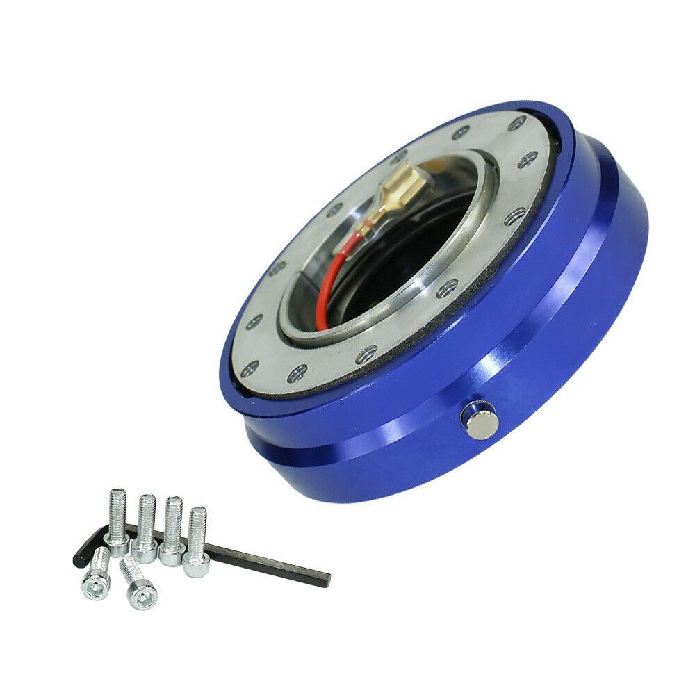 Tunn Version 6 Håls Universell Bil Auto Racing Ratt Snabbfäste Navadapter Snap Off Boss Kit Modifiering