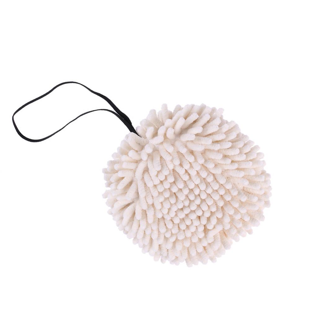 Hanging Chenille Hand Drying Ball Absorbent Water Fast Drying Hand Towel Home Washroom Accessories