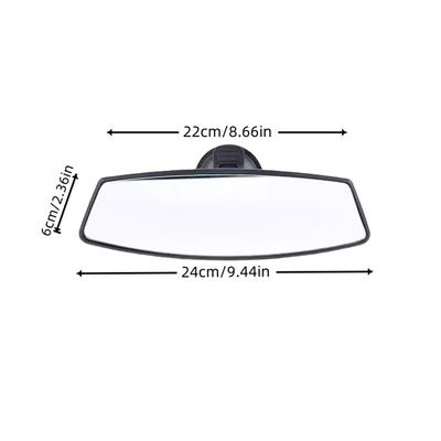 High Definition Panoramic Rearview Mirror, Anti Glare 360 ° Wide-angle Reversing Observation Mirror, Driving Safety Interior Acc