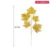3/5pcs Artificial Gold Maple Leaves Fake Silk Plants For Harvest Christmas Wedding Party Home Decor DIY Ornament