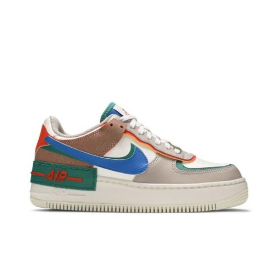 Nike Wmns Air Force 1 Shadow 'Sail Signal Blue Green' CI0919-109