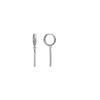 Luxenter Remin Rhodium-Plated Earrings