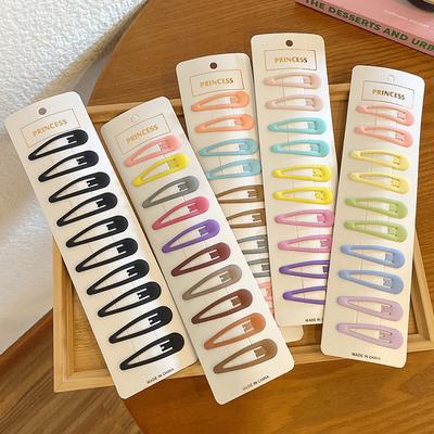 High Quality  Candy Colors Hairpins BB Clips Set Girls Children Hair Clip Pin Barrette Accessories Women Kids Hairgrip Headdress