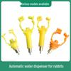 Rabbit Water Nipple with Copper Head - Automatic 1/4, 3/8 Card Type for Rabbits, Mink, Fox