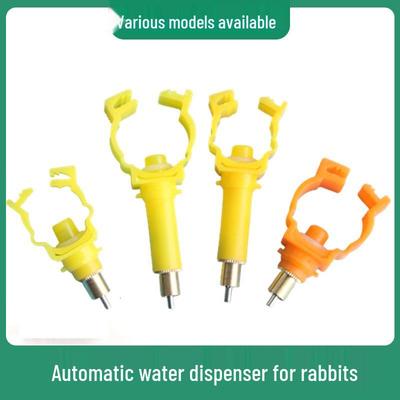 Rabbit Water Nipple with Copper Head - Automatic 1/4, 3/8 Card Type for Rabbits, Mink, Fox